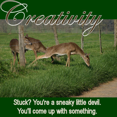 Creativity: a (de)Motivational cNote