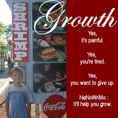 Growth: A (de)Motivational cNote for NaNoWriMo participants.