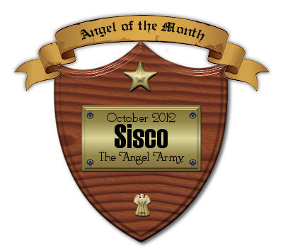 Angel Award "Angel of the month" from WDC Angel Army Oct 2012