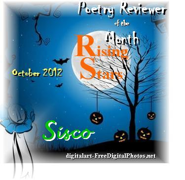 Rising Star Poetry Reviewer of the Month for October 2012!