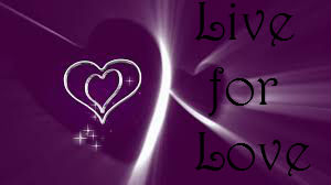 Purple background with heart