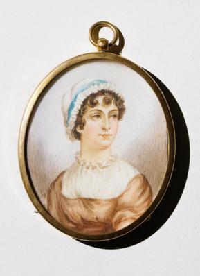 Neat Jane Austen cameo picture.