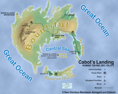 Map of Cabot's cove