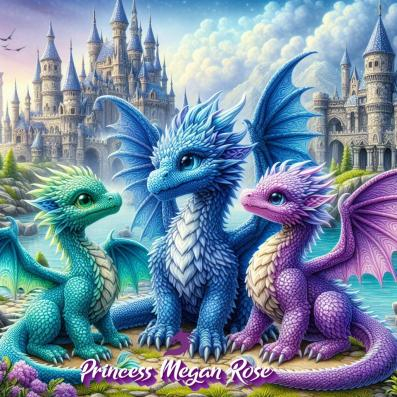 Three cute baby dragons Poser by best friend Angel, 