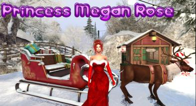 Megan and Reindeer Image