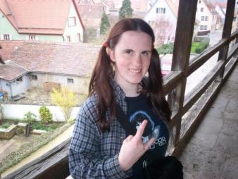 Rothenberg ~  Atop the tower where they hung people. 